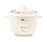AROMA Arrocera de estilo olla con revestimiento CoreCoat, control de un toque y revestimiento cerámico antiadherente (6 tazas cocidas, 3 tazas sin cocinar)