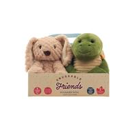 Aroma Home - Calefacción para microondas con diseño de liebre y tortuga Snuggable Friends, lavanda suave