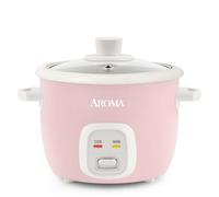 Aroma Housewares 4-Cups (Cooked) / 1Qt. Rice & Grain Cooker (ARC-302NGP), Pink