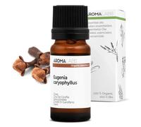 Aroma Labs - Aceite Esencial de Clavo - Certificado Orgánico Ecocert - 100% Puro, Natural, Integral - Quimiotipo y Composición Bioquímica Garantizados - 10ml