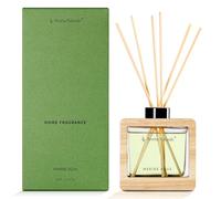 Aroma Naturals Difusor de Carrizo Con Varillas - Juego de Fragancias de Aceite Perfumado para el Hogar, 100 ml (Marine Aqua)