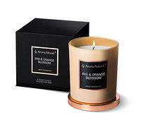 Aroma Naturals Velas perfumadas, velas de cera de soja natural, regalo de decoración de fragancia para el hogar, 35 horas de tiempo de combustión (iris y flor de azahar)