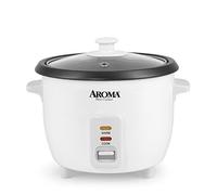 Aroma - Olla de arroz (6 tazas, 1 unidad), color blanco