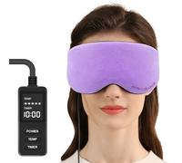 Aroma SeasonAroma Season - Máscara de vapor USB para aliviar el estrés ocular, tratamiento terapéutico cálido para ojos secos, Blepharitis, estilos, Violeta, 1 uds. por paquete, 1.00[set de ]
