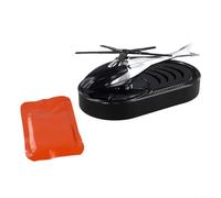 Aroma Serenity in Motion - Difusor de perfume giratorio automático para coche alimentado por el sol (negro)