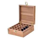 Aroma Vial Crate - Handcrafted Timber Holder, Fragrance Container Arrangement System, Light Shielding Asence Chest, Portable Scent Safekeeping Unit | Ultravoilet Defense Storage Option for Extract