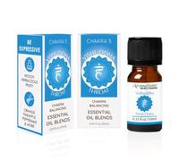 Aromafume - Difusor de aceites esenciales para chakra de garganta, 3 x 10 ml, Vishuddha, aceites de aromaterapia para equilibrio de chakras, extractos de menta y lavanda, incienso para meditación,