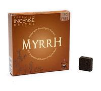 Aromafume MYRRH Ladrillos de incienso premium. 1 caja = 9 ladrillos