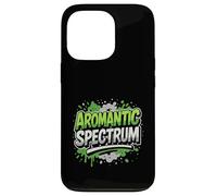 Aromantic Spectrum Aro Pride Verde Blanco LGBTQ+ Unisex Carcasa para iPhone 13 Pro
