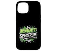 Aromantic Spectrum Aro Pride Verde Blanco LGBTQ+ Unisex Carcasa para iPhone 15