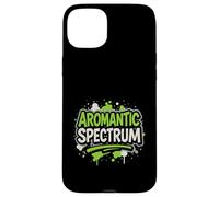 Aromantic Spectrum Aro Pride Verde Blanco LGBTQ+ Unisex Carcasa para iPhone 15 Plus