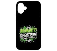 Aromantic Spectrum Aro Pride Verde Blanco LGBTQ+ Unisex Carcasa para iPhone 16 Plus