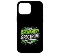 Aromantic Spectrum Aro Pride Verde Blanco LGBTQ+ Unisex Carcasa para iPhone 16 Pro Max