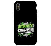 Aromantic Spectrum Aro Pride Verde Blanco LGBTQ+ Unisex Carcasa para iPhone X/XS