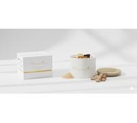 AROMÁNTICA ® Velas Aromáticas Premium 100% de Soja con Cristales Energéticos | Velas Decorativas que inundarán tu casa de un Aroma Celestial aun sin Encender (Sándalo)