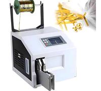 aromaoveite Máquina Automática para Atar Cables, Máquina para Atar Cables con Pantalla Táctil por Inducción, Máquina Bobinadora Automática, Máquina Selladora De Alambre Dorado Bundling