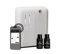 AromaPlan 2025 - Difusor de aroma HVAC sin agua para toda la casa, oficina (2 fragancias incluidas), aire frío, aire sin agua, control de aplicación, difusor Bluetooth, cobertura de 2000 pies