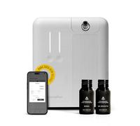 AromaPlan 2025 - Difusor de aroma HVAC sin agua para toda la casa, oficina (2 fragancias incluidas), aire frío, aire sin agua, control de aplicación, difusor Bluetooth, cobertura de 2000 pies