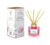 AROMAS DE ANDALUCIA, Ambientador, Mikado, Varillas, Lujuria Rosas Frescas, Cristal, 160ml 8.8 x 8.8 x 19.4 cm