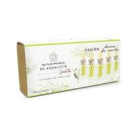 AROMAS DE ANDALUCIA Ambientador, Mikado, Varillas, Pasión por 5 rincones de Dama de Noche, Cristal 150ml 4.5x7.5x18 cm
