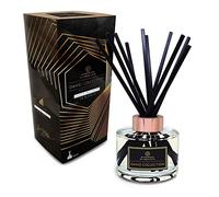 AROMAS DE ANDALUCIA, David Collection, Ambientador, Mikado, Varillas, Lujuria, Cristal, 160ml 8.8 x 8.8 x 19.4 cm (Danza Balinesa (Té Blanco))