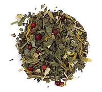 Aromas de Té - Infusión Rooibos - Digestiva - Con Jengibre, Mate, Limonaria, Lemongrass, Regaliz, Pimienta Rosa y Negra, Caléndula, Hierbabuena, Cáscara de Limón y Aromas Naturales - 40 gr.