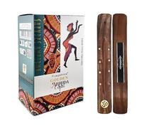 Aromasenses | 12 Cajetillas Incienso Ruda y Copal Vijayshree Golden Ancient Secrets Masala + 1 Tablilla Aromasenses - Natural | 15 gr x 12 cajetillas = 180 gr | Relajación | Meditación | Yoga