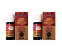 Aromasenses - 2 unds Aceite Esencial Palo Santo Ullas 10 ml - Quemador - Difusor - Velas Perfumadas (10 ml, Palo Santo)
