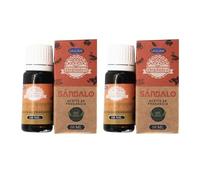 Aromasenses - 2 unds Aceite Esencial Sandalo Ullas 10 ml - Quemador - Difusor - Velas Perfumadas (10 ml, Sandalo)