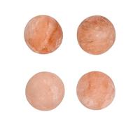 AROMASENSES - 4 Piedras de Masaje de Sal del Himalaya con Forma de Esfera - 100% Natural - Hechas a Mano