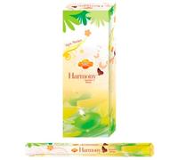 Aromasenses | Incienso Armonía Hexagonal Sac | Caja de 6 Tubos con 20 Varillas de Incienso Natural | Aroma Agradable, Relajante para Meditación, Yoga y Bienestar del Hogar | Duradero y Fácil de Usar