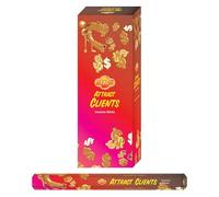 Aromasenses | Incienso Atrae Clientes Hexagonal Sac | Caja de 6 Tubos con 20 Varillas