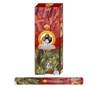 Aromasenses | Incienso Coco Canela Hexagonal Sac | Caja de 6 Tubos con 20 Varillas