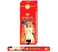 Aromasenses Incienso Espanta Diablo Hexagonal Sac - Caja de 6 Tubos con 120 Varillas | Limpieza Energética, Protección Espiritual y Aromaterapia | Uso Versátil | Aromatico, Esoterico y Duradero