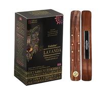 Aromasenses.- Incienso Goloka Animal Spirit | Caja Completa con 12 Cajetillas de 8 Varillas Cada una + 1 Tablilla Aromasenses (Lavanda-Zorro)