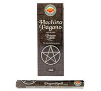 Aromasenses | Incienso Hechizo Pagano Hexagonal Sac | Caja de 6 Tubos con 20 Varillas