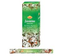 Aromasenses | Incienso Jazmín Hexagonal Sac | Caja de 6 Tubos con 20 Varillas c/u | Fragancia Floral | Ideal para meditación, Yoga o rituales de armonización | Calma la Mente y Reduce el estrés