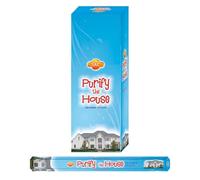 Aromasenses | Incienso Limpia Casas Hexagonal Sac | Caja de 6 Tubos con 20 Varillas