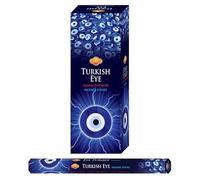 Aromasenses | Incienso Ojo Turco Hexagonal Sac | Caja de 6 Tubos con 20 Varillas