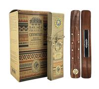 Aromasenses.- Incienso Sahumerio Banjara Canela Ritual Resin - Caja Completa con 8 Cajetillas con 8 Varillas Cada una + 1 Tablilla Aromasenses - Hecho a Mano - 100% Natural y Orgánico (Canela)