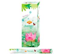 Aromasenses | Incienso Serenidad Hexagonal Sac | Caja de 6 Tubos con 20 Varillas de Incienso Natural | Aroma Suave para Calma, Meditación y Bienestar del Hogar | Ambientador para Espacios Positivos