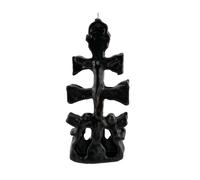Aromasenses - Vela Cruz de Caravaca Negra - Velas Esotéricas para rituales varias formas y colores - Fuerza - Vitalidad - Tumba Trabajos - Atar y Cortar Amarres - Rompe Traumas - Desarrollo Personal
