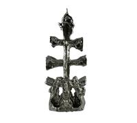 Aromasenses- Vela Cruz de Caravaca Plata - Velas Esotéricas para rituales varias formas y colores - Fuerza - Vitalidad - Tumba Trabajos - Atar y Cortar Amarres - Rompe Traumas - Desarrollo Personal