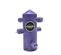 Aromasenses - Velón 7 Mechas Morado - 15 cm x 6 cm - Rituales Esotéricos. (Morado)