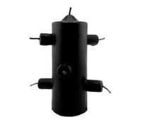 Aromasenses - Velón 7 Mechas Negro - 15 cm x 6 cm - Rituales Esotéricos. (Negro)