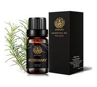 Aromaterapia Aceite esencial de romero, aroma de romero de aceite esencial (0.33 oz - 10 ml), 100% de aceite de fragancia de Rosemarry puro para difusor, humidificador, masaje, aromaterapia, casa