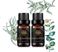 Aromaterapia aceites esenciales de eucalipto set,Kit de aroma de aceites esenciales de eucalipto 100% puro,2 * 10 ml de Grado Terapéutico eucalipto aromaterapia aceites esenciales Conjuntos fragancia