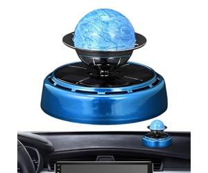 Aromaterapia con energía solar para coche,Ambientador solar para coche | Difusor de aromaterapia Planeta,Decoración de perfumes para automóviles, Eliminador de olores, Fragancia para automóviles para