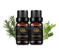Aromaterapia Cypress aceite esencial set para difusor, 2x10ml 100% puro romero aceites esenciales Kit para Humidifier- Cypress, romero aceites esenciales, puro romero aceite Kit, ciprés aceite set