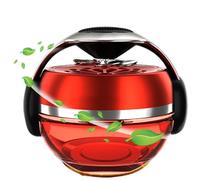 Aromaterapia de coche con energía solar, Fresadoras de aire de perfume de coche,Haciendo refrescadores de aromaterapia rotativos solares - Purificador de aire recargable de 50 ml, decoración